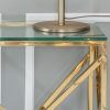 Glass And Gold Oval Console Tables (Photo 4 of 15)