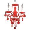 Red Chandeliers (Photo 8 of 15)