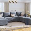 Sofas In Bluish Grey (Photo 9 of 15)