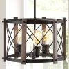 County French Iron Lantern Chandeliers (Photo 11 of 15)