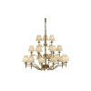 Large Brass Chandelier (Photo 15 of 15)