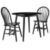 Transitional 3-Piece Drop Leaf Casual Dining Tables Set (Photo 13 of 25)