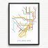 15 Best New York Subway Map Wall Art
