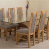 Oak And Glass Dining Tables And Chairs (Photo 9 of 25)