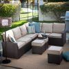 Patio Sectional Conversation Sets (Photo 12 of 15)