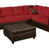 Red Black Sectional Sofas (Photo 10 of 15)