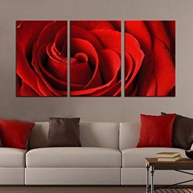 15 Best Red Rose Wall Art