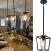 Clear Glass Shade Lantern Chandeliers (Photo 3 of 15)