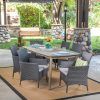 Jaxon Grey 7 Piece Rectangle Extension Dining Sets With Wood Chairs (Photo 16 of 25)