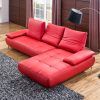 Small Red Leather Sectional Sofas (Photo 1 of 15)