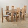 Chunky Solid Oak Dining Tables And 6 Chairs (Photo 14 of 25)