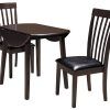Transitional 3-Piece Drop Leaf Casual Dining Tables Set (Photo 2 of 25)