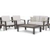 Outdoor 2 Arm Chairs And Coffee Table (Photo 5 of 15)