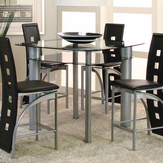 2024 Popular Valencia 5 Piece Counter Sets with Counterstool