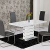 White Gloss Dining Tables 120Cm (Photo 4 of 25)