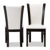 White Leather Dining Chairs (Photo 20 of 25)