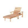 Wood Outdoor Chaise Lounges (Photo 5 of 15)
