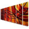 Abstract Metal Wall Art Painting (Photo 12 of 15)