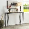 Hammered Antique Brass Modern Console Tables (Photo 5 of 15)