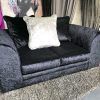 Black Velvet 2-Seater Sofa Beds (Photo 6 of 15)