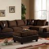 3Pc Faux Leather Sectional Sofas Brown (Photo 11 of 25)