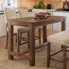 Biggs 5 Piece Counter Height Solid Wood Dining Sets (Set Of 5) (Photo 10 of 25)