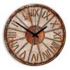 Abstract Wall Art With Clock (Photo 15 of 15)