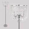 Crystal Bead Chandelier Standing Lamps (Photo 2 of 15)