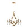 Antique Gold 18-Inch Four-Light Chandeliers (Photo 5 of 15)