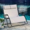 Extra Wide Outdoor Chaise Lounge Chairs (Photo 2 of 15)