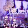 Faux Crystal Chandelier Centerpieces (Photo 14 of 15)
