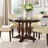 Dark Brown Round Dining Tables (Photo 10 of 15)