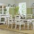 Chandler 7 Piece Extension Dining Sets with Wood Side Chairs