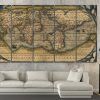 Vintage Map Wall Art (Photo 1 of 15)