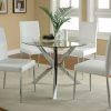 Glass Dining Tables And Leather Chairs (Photo 13 of 25)