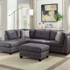 Noa Sectional Sofas With Ottoman Gray (Photo 8 of 25)