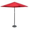 Red Patio Umbrellas (Photo 5 of 15)