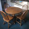 Round Oak Dining Tables And 4 Chairs (Photo 9 of 25)