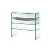 Square High-Gloss Console Tables (Photo 13 of 15)