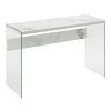 White Marble Gold Metal Console Tables (Photo 11 of 15)
