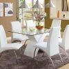 White Glass Dining Tables And Chairs (Photo 22 of 25)