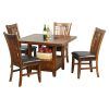 Craftsman 5 Piece Round Dining Sets With Side Chairs (Photo 16 of 25)