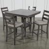 Jameson Grey 5 Piece Counter Sets (Photo 2 of 25)