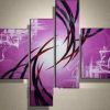 Purple Abstract Wall Art (Photo 7 of 15)