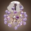 Purple Crystal Chandelier Lights (Photo 12 of 15)