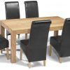 Oak Dining Tables And Leather Chairs (Photo 14 of 25)