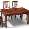 Sheesham Dining Tables And 4 Chairs (Photo 1 of 25)