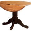 Alamo Transitional 4-Seating Double Drop Leaf Round Casual Dining Tables (Photo 12 of 26)