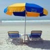 Leasure Fiberglass Portable Beach Umbrellas (Photo 7 of 25)
