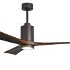 Brown Outdoor Ceiling Fan With Light (Photo 6 of 15)